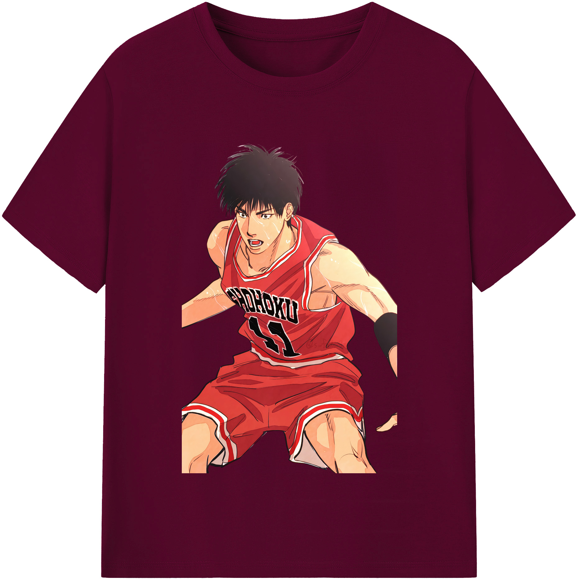 （画像用） SLAM DUNK／スラムダンク レディースカジュアルプリントTシャツ（綿100％）
